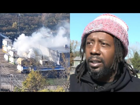 Ohio man describes burning and irritated eyes after chemical leak