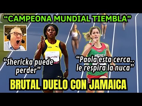 🔥BRUTAL DUELO de Paola Morán contra Campeona Mundial Shericka Jacson