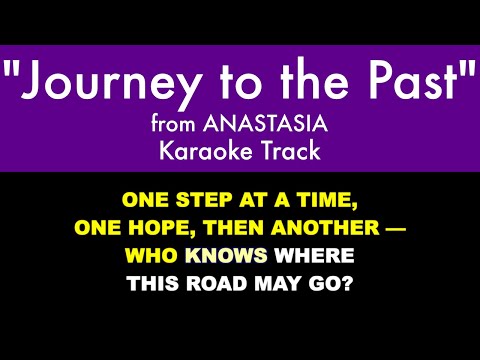 "Journey to the Past" (Karaoke) – Anastasia | Lyrics on Screen
