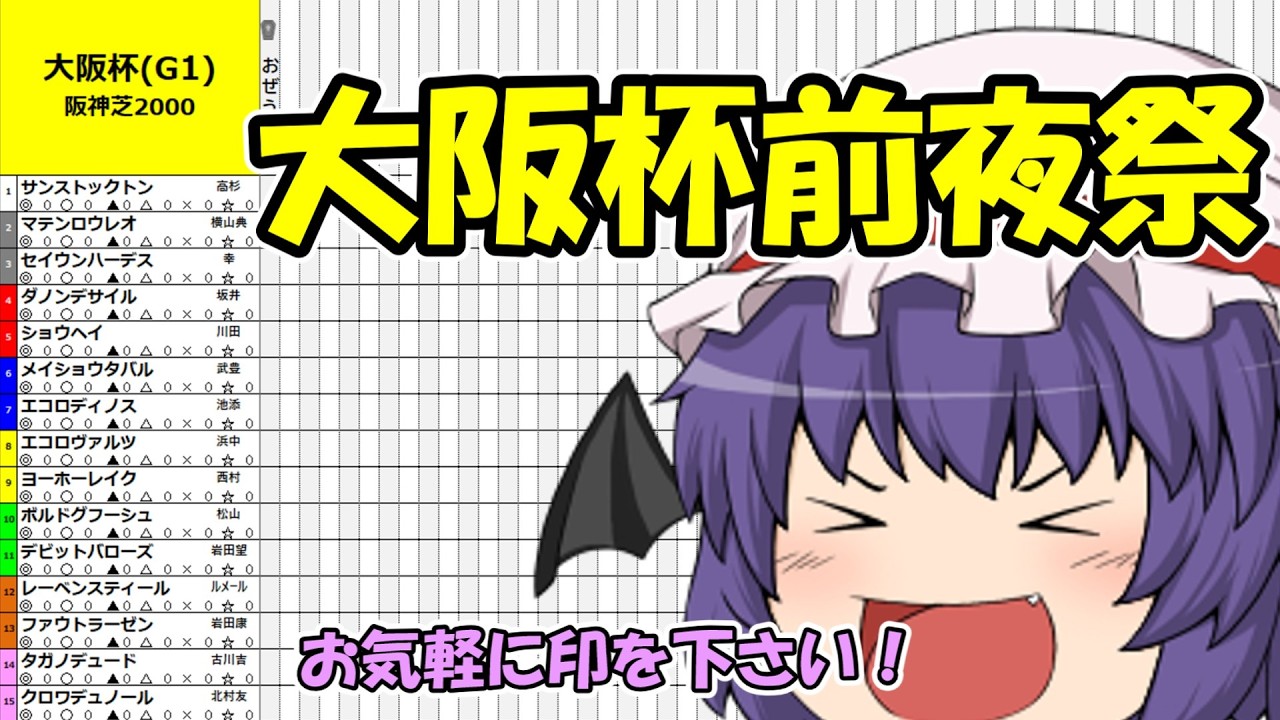 大阪杯前夜祭LIVE