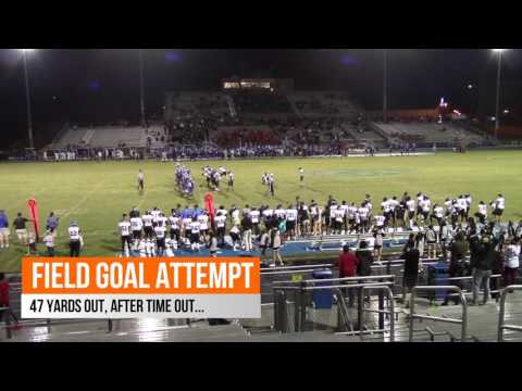 2016-10-07 47yd FG against Peachtree Ridge