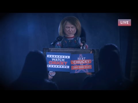 Trump chucky deepfake using deepfacelab 141k iterations batch size 5 on RTX3080 GPU.