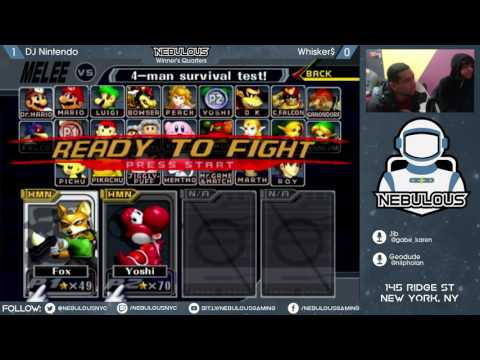 Nebulous Melee 85: Singles - Winner's Quarters: DJ Nintendo vs. Whisker$