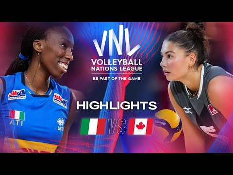 🇮🇹 ITA vs. 🇨🇦 CAN - Highlights | Week 3 | Women's VNL 2024