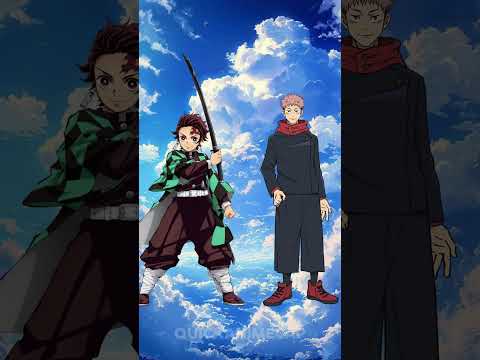 Jujutsu kaisen vs demon slayer  #anime #demonslayer  #jujutsukaisen