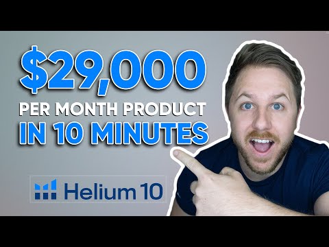 How To Find Products To Sell On Amazon Using Helium10 | Beginner Amazon FBA Product Research