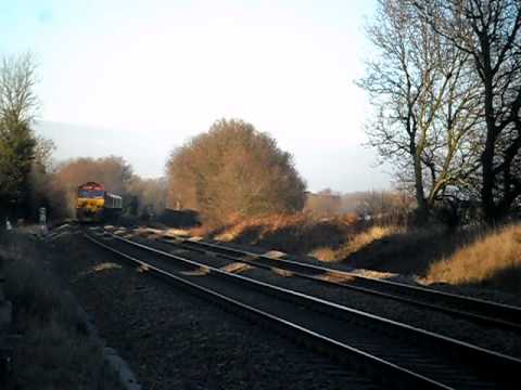 Loco Convoy: 7 x Class 66 - Sutton Park Line - 11.02.12