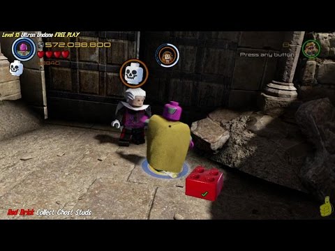 Lego Marvel Avengers: Lvl 15 / Ultron Undone FREE PLAY (All Collectibles) - HTG