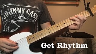 Get Rhythm by Johnny Cash - Luther Perkins Instrumental and Quick Lesson