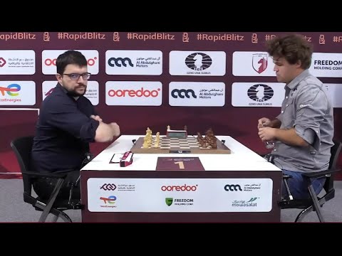 Maxime Vachier-Lagrave vs. Magnus Carlsen / FIDE World Blitz 2025 / Round 18   Sicilian Defense