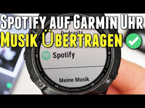 Spotify Musik offline auf Garmin Smartwatch hören: Musik auf Garmin Uhr übertragen