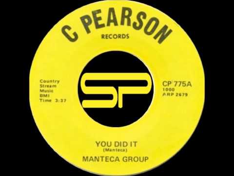 RARE FUNK 45t - MANTECA GROUP - You Did It - C Pearson