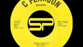 RARE FUNK 45t - MANTECA GROUP - You Did It - C Pearson