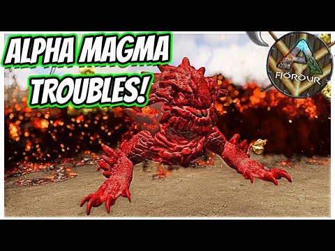 HUNTING AN ALPHA MAGMASAUR AND GETTING DESTROYED BY A SPIRIT WYVERN! | Ark Primal Fear Fjordur Ep 13