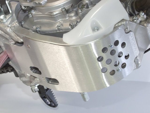 Works MX Aluminum Silver Chassis Belly Skid Plate 4