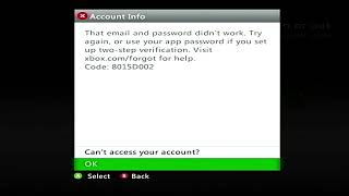 How to log in on Xbox360 in 2023 (If you have 2FA)