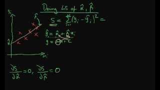 Deriving Least Squares Estimators - part 1
