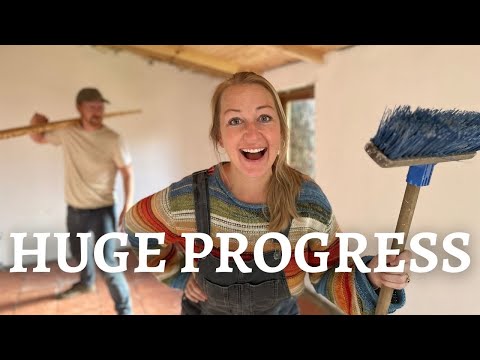 STUNNING Change on our Tiny House Renovation | Our Portugal Homestead Series