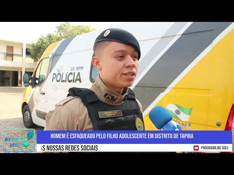 Homem é esfaqueado pelo filho adolescente em distrito de Tapira