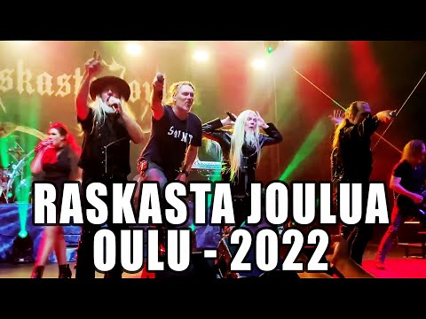 Raskasta Joulua - FINALE - Stars & Ilouutinen - vocals  Marko Hietala et al - Oulu 2022  (phone-cam)
