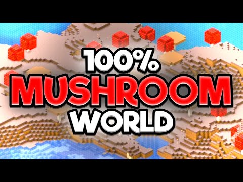 Can You Beat Minecraft in 100% Mushroom Fields?