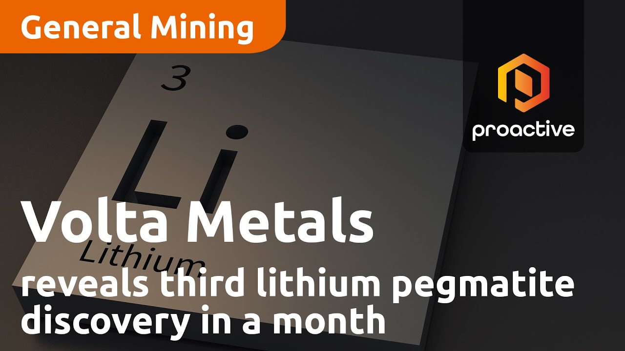 Volta Metals reveals third lithium pegmatite discovery in a month at Falcon West