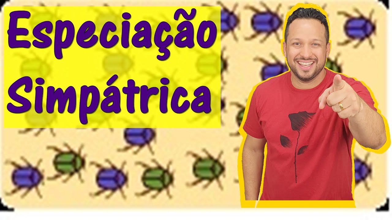 Especiação Simpátrica - Tipos de Especiação - Especiação - Isolamento Reprodutivo - Evolução