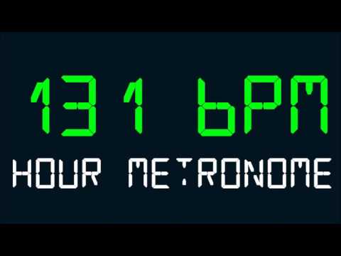 131 BPM (Beats Per Minute) Hour Metronome