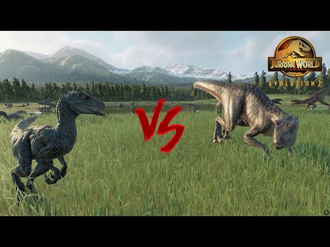 [4K] 5X INDORAPTORS vs 100X RAPTORS Jurassic World Camp - Jurassic world evolution 2