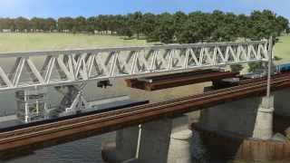 preview picture of video 'Modernisation du pont-rail d'Auxonne'