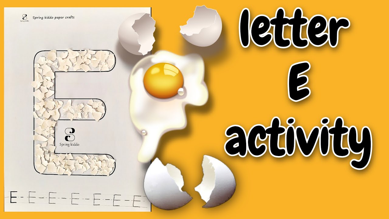 LETTER E ACTIVITY - how to write Letter E?