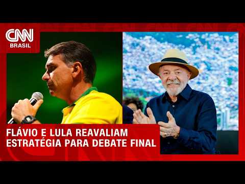 Lula x Flávio Bolsonaro: candidatos reveem estratégias para debate final das eleições | LIVE CNN