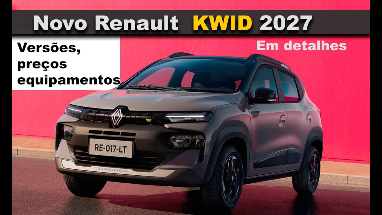 Novo Renault Kwid 2027: R$ 71.190! É a melhor opção do mercado?