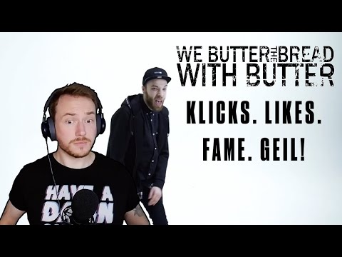 FIRST REACTION to WE BUTTER THE BREAD WITH BUTTER (Klicks.Likes.Fame.Geil) 🍞🎤👊