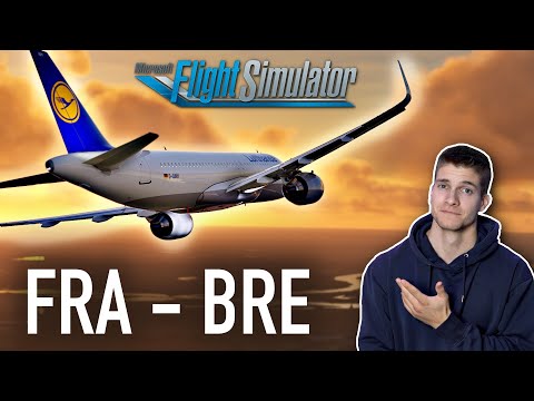 Lufthansa flight from Frankfurt to Bremen! Microsoft Flight Simulator - VATSIM - AeroSimGermany