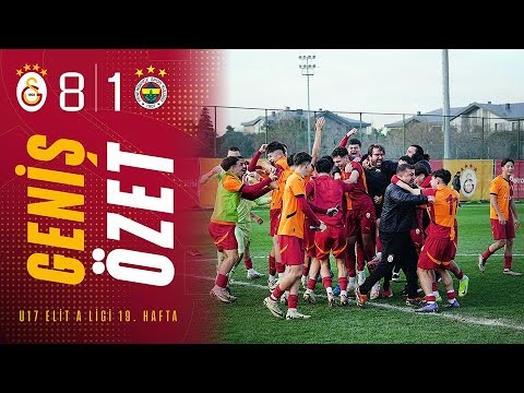 📺 GENİŞ ÖZET | Galatasaray U17 8-1 Fenerbahçe U17 (U17 Elit A Ligi 19. Hafta)