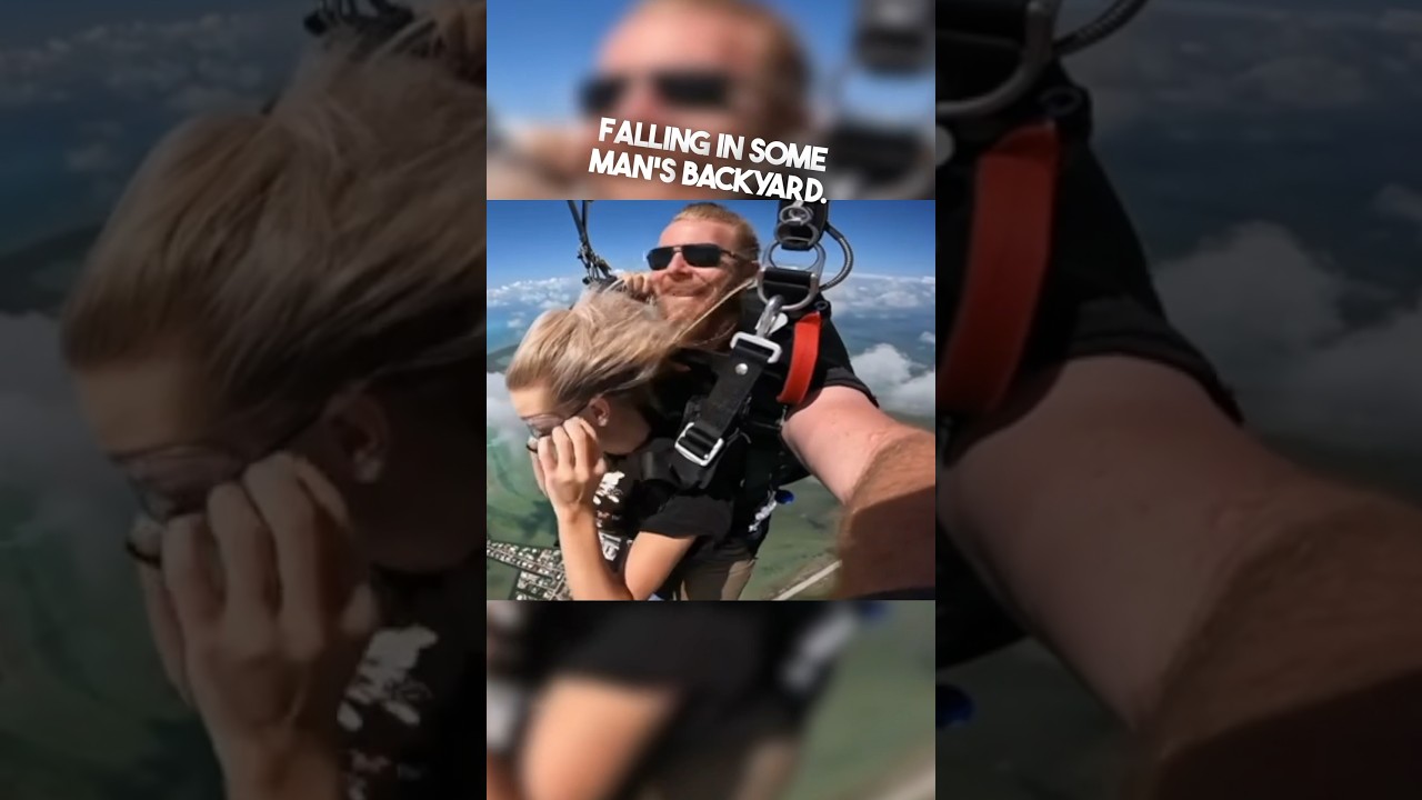 When skydiving turns into a fail 😂