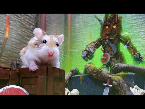 MAJOR HAMSTER vs DUNGEON MONSTERS - Epic ADVENTURE
