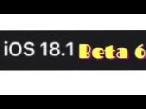 iOS 18.1 Beta 6 it’s complete
