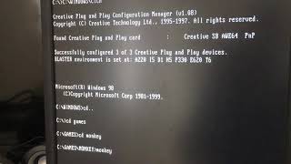 486DX2-66MHz Pentium I or Pentium III Windown98 DOS machine. Retrocengo channel update