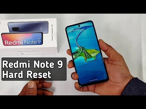 Redmi Note 9 pro / Max Hard Reset Pattern reset