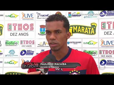 Paulinho Macaíba, atacante e artilheiro do Itabaiana, sonha em fazer o gol do título - AE