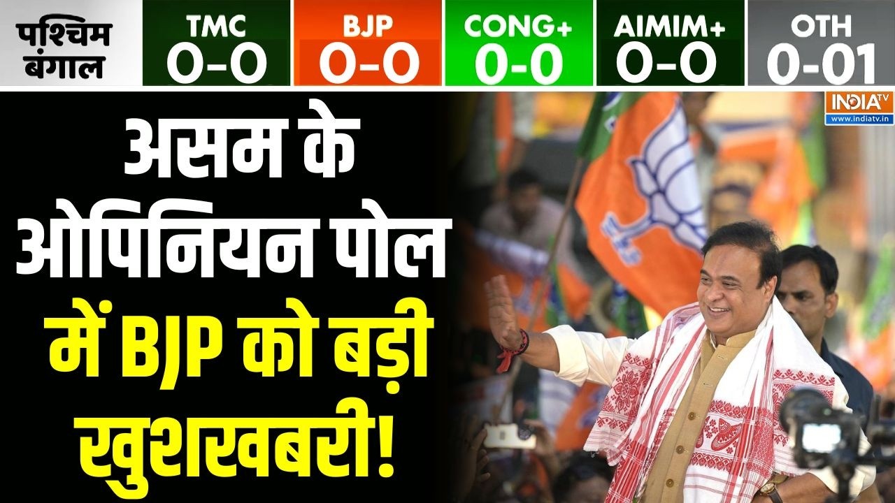 Assam Election Opinion Poll 2026 : असम के ओपिनियन पोल में BJP को बड़ी खुशखबरी!