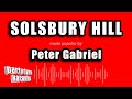 Peter Gabriel Solsbury Hill Karaoke Version