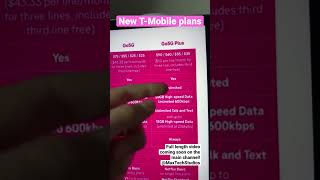 T-Mobile Go5G and Essentials Savings plans!