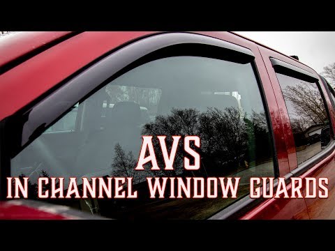 Chevy Silverado & GMC Sierra AVS In Channel window visors