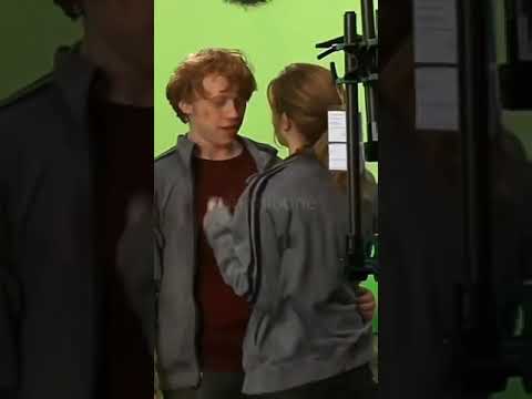 Ron And Hermione Behind The Scene Love # Harry Potter