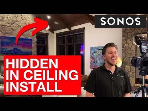 FULL INSTALL - In Ceiling Sonos SL/Play:1/One Enclosure Kit! Sonos UPGRADE!