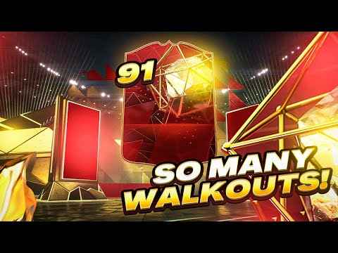 WE PACKED SO MANY WALKOUTS! (FUT CHAMPIONS REWARDS)
