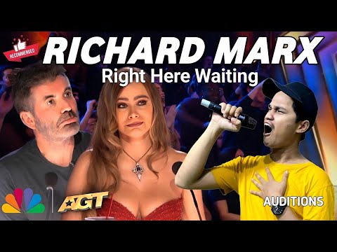 Making the Jury Cry this Man Sings the Song Right Here Waiting - Richard Marx at the AGT Auditions